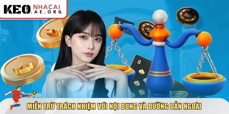 Miễn trừ trách nhiệm với thông tin nằm ngoài trang web